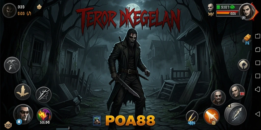 Screenshot gameplay POA88 menampilkan suasana menyeramkan yang memikat.