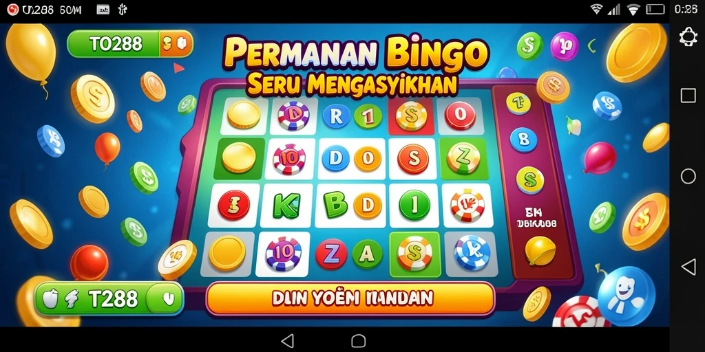 Tampilan gameplay seru TO288 saat bermain Bingo.